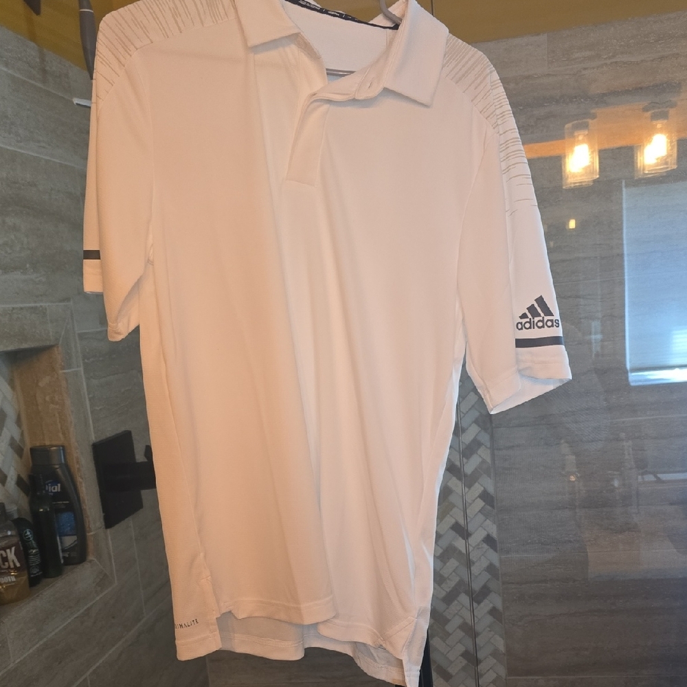 Adidas Men's Classic White Polo Shirt